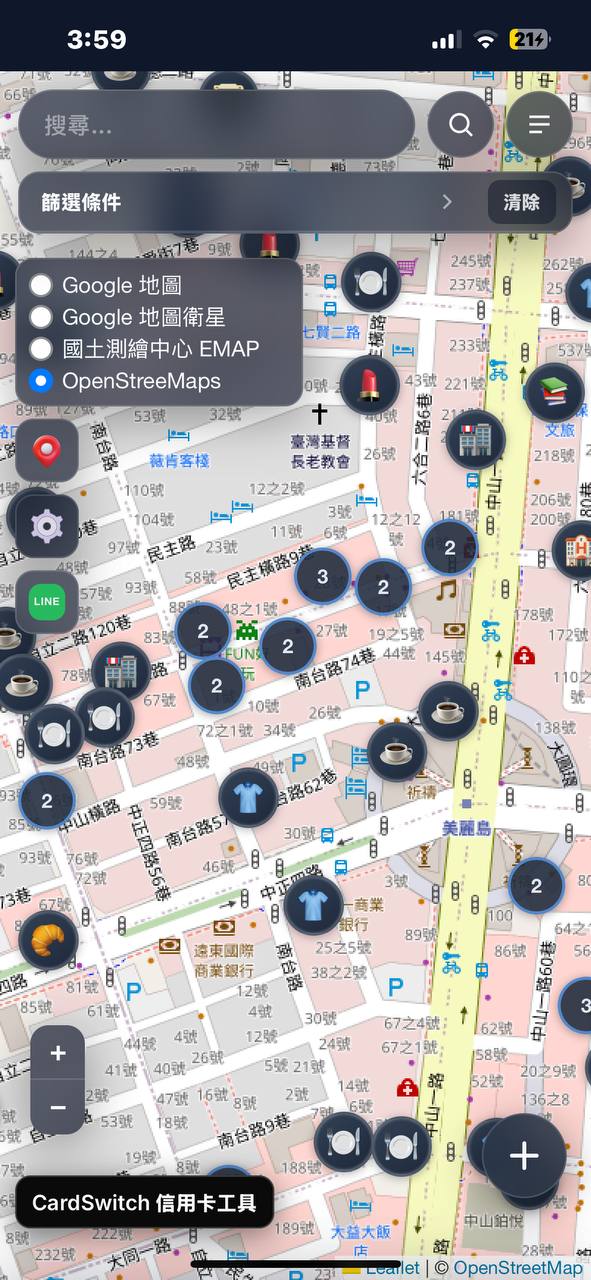 PaymentMapTW OpenStreetMap